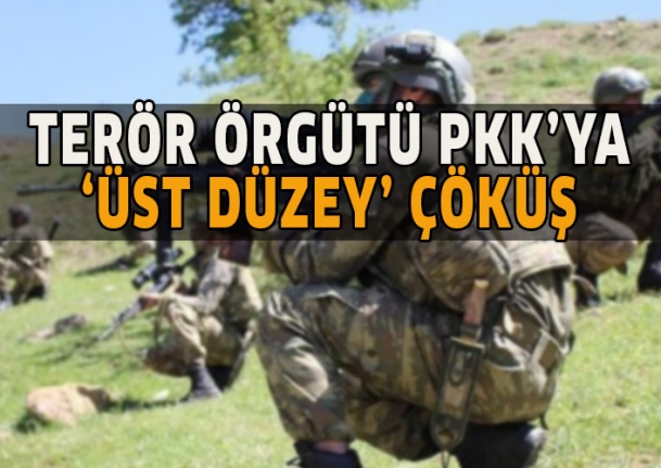 Terör örgütü PKK’ya ‘üst düzey’ çöküş