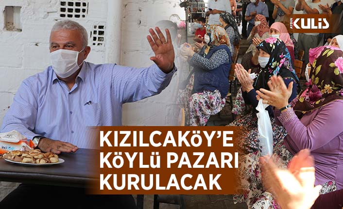Kızılcaköy’e köylü pazarı kurulacak