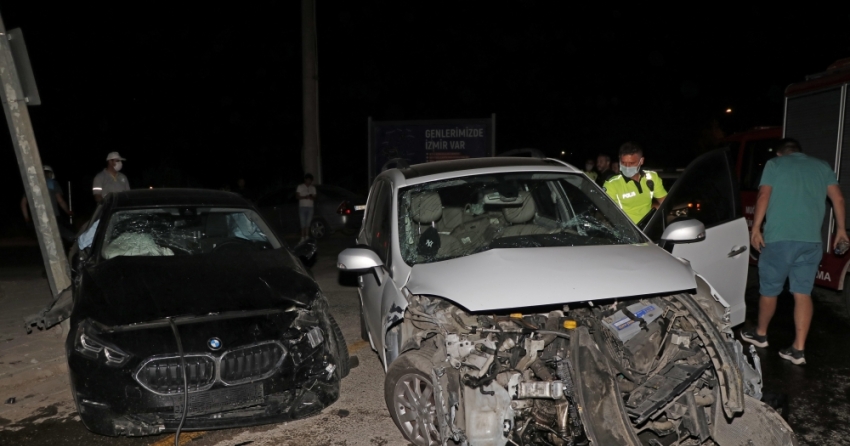 Fethiye'de iki otomobil çarpıştı: 3 yaralı
