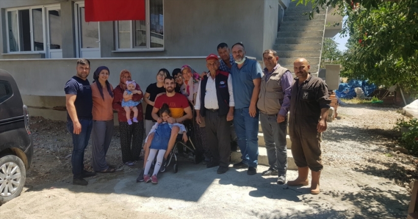 Suriye'de yaralanan Piyade Uzman Çavuş Ahmet Karakuş, Afyonkarahisar'daki babaevine getirildi