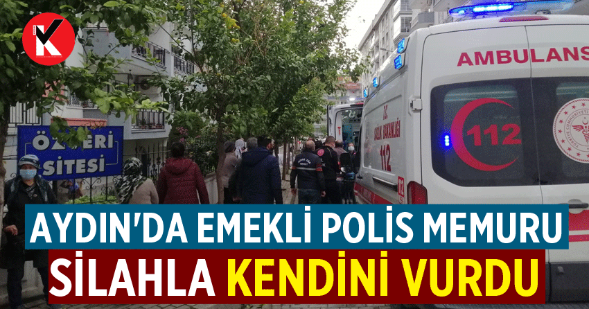 Aydın'da emekli polis memuru silahla kendini vurdu