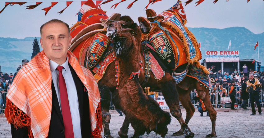 ‘Deveci Başkan’dan yeni yılın ilk deve güreşine davet