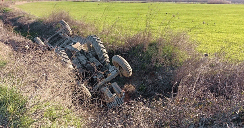 Aydın'da traktörün altında kalan kişi hayatını kaybetti